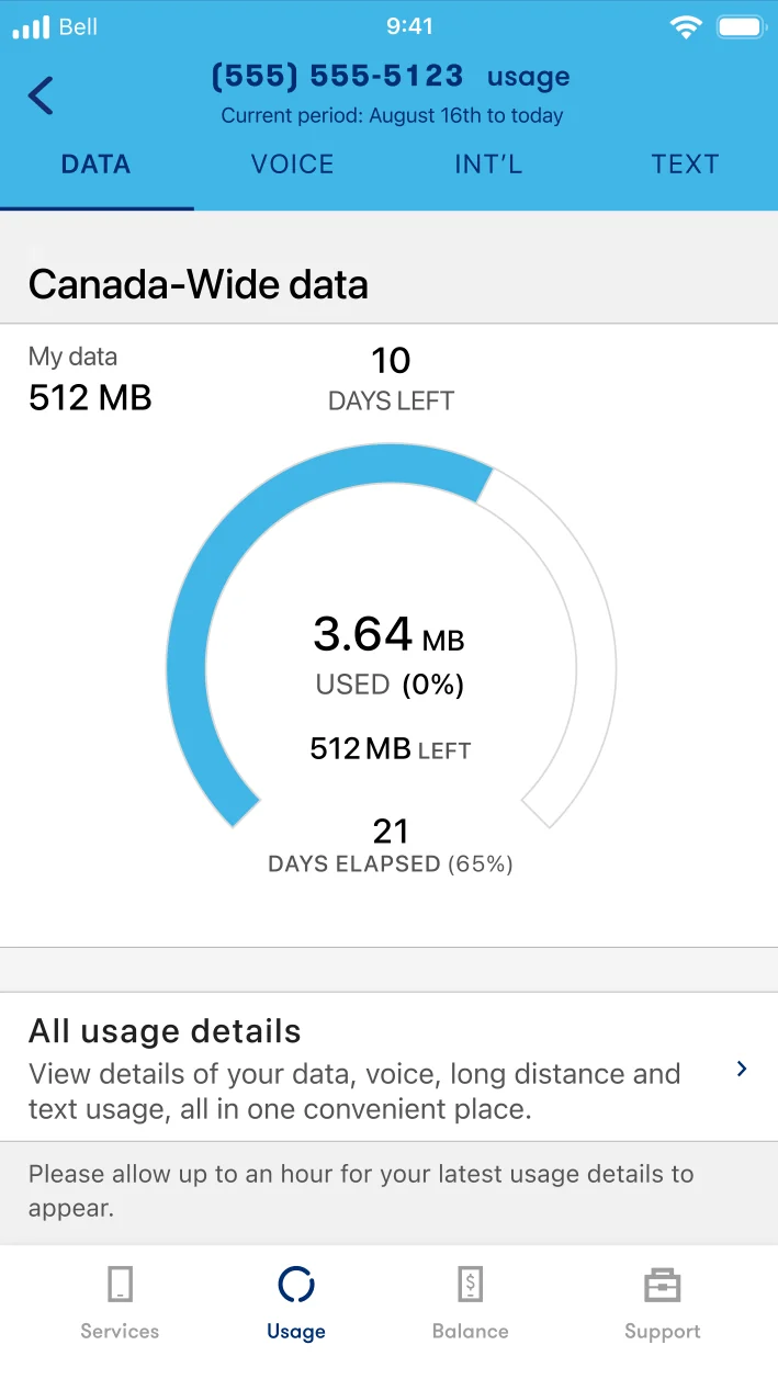 Lucky Mobile app screen 2